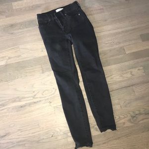 Madewell high rise jeans black